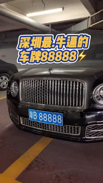 深圳有多少汽车牌牌